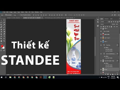 Hướng dẫn Thiết kế Standee bằng Photoshop cho người mới bắt đầu | Tự Học Đồ Hoạ