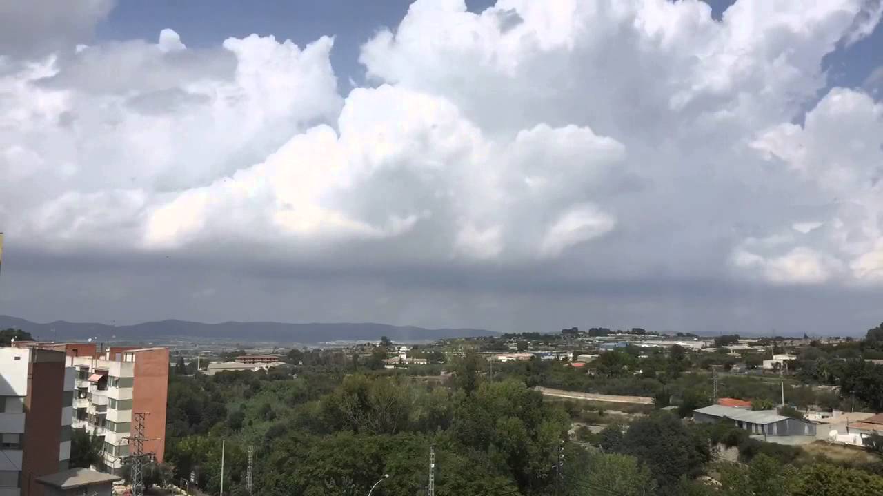 Timelapse Albaida (Valencia) 2 Sept. 2015