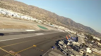 Takeoff out of Hollywood Burbank Airport (BUR) - Southwest 737-700 (12/17/2024)