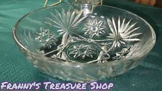 Star of David Candy Dish & Lid by Anchor Hocking