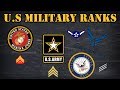 Comparing  the different ranks in the US Military