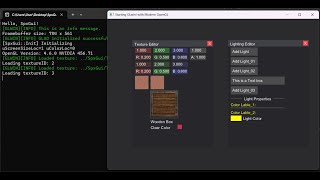 Famous SpxGui [5] Making a GUI for my other project, added DragFloats widgets, learning C++ Profile