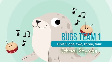 Bugs Team 1| Unit 1 school | one, two, three, four |numbers| nursery and rhymes | seal songs english