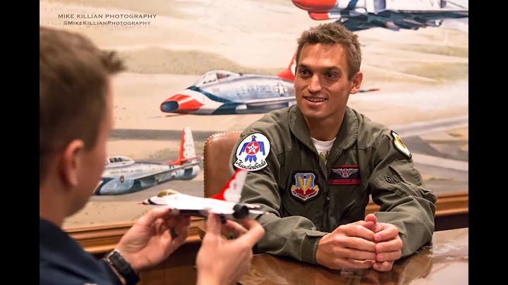 Thunderbird for a Day with Alex Kowtun - Part 5: Flight Brief with Pilot, Lt. Col. Eric Gorney