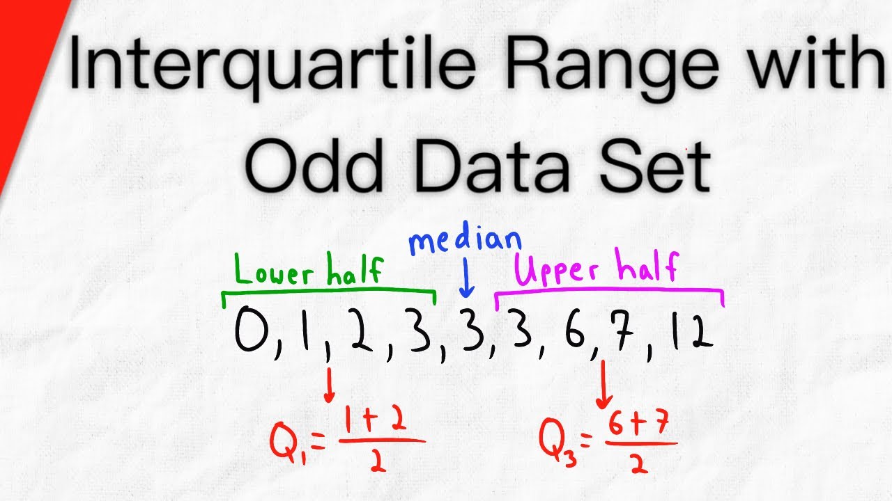 find-the-interquartile-range-with-odd-data-set-statistics-youtube