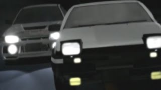 Initial D Battle Stage But With 4th Stage Vibe  Ae86 Vs Evo 4kingo Kingo Beat