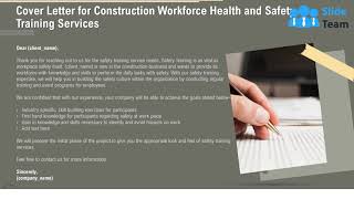 Construction Workforce Health And Safety Training Proposal PowerPoint Presentation Slides