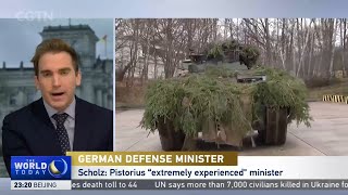A new defense minister for Germany