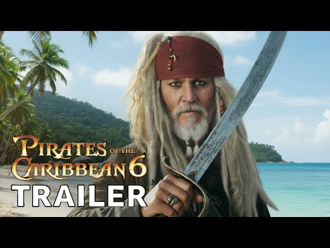 قراصنة الكاريبي ٦ ٢٠٢٥ إعلان تشويقي جوني ديب وأنجلينا جولي 