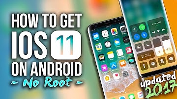 How To Make Android Look Like iOS 11! (No Root - Free - 2017) - Install iOS 11 On Any Android Phone!