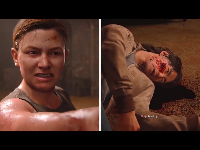 THE LAST OF US PART II - Abby encontra Ellie e mata Jesse. A morte do Jesse  