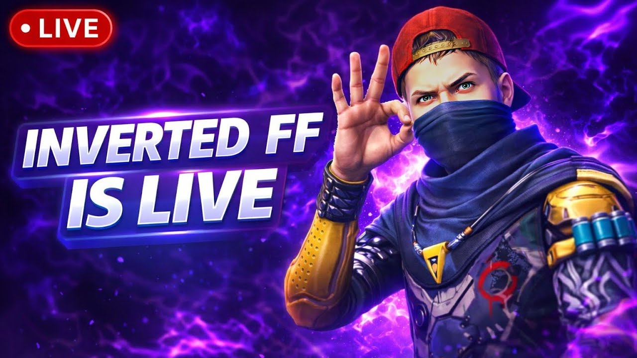🔴FREE FIRE LIVE  4V4 SUBSCRIBERS  CUSTOMS ☠️| INVERTED FF IS LIVE | 🔴