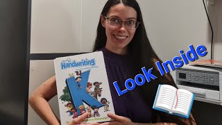 A Reason For Handwriting Flip Through level K Kindergarten Review
