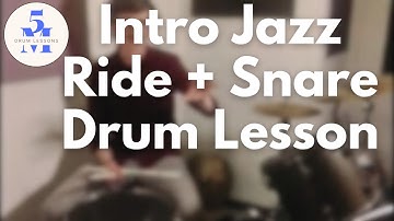 How to Add Snare to Jazz Ride Cymbal Pattern