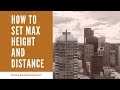 Dji drones how to set max flight altitude and max distance