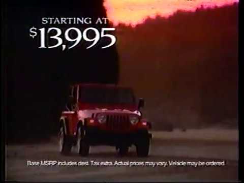 1997 Jeep Wrangler 90s Commercial (1996) - YouTube