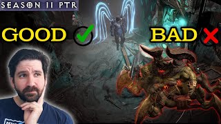 Season 11 PTR Review (Diablo 4) — The Good & The Bad