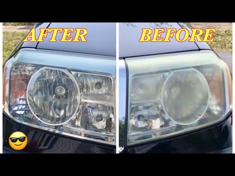 HONDA PILOT HEADLIGHT RESTORATION - How to Restore Headlights Permanently & Make them look New!!