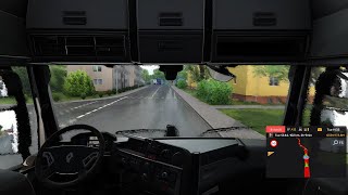 Ultra Realistic Ets2 Rain Drive Rtx-Like Graphics In Euro Truck Simulator 2