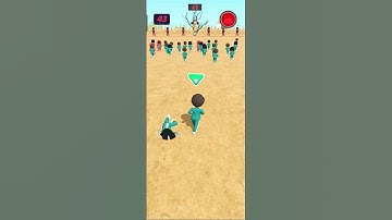 part 🚷💔😭 squid game 3D play k sniper challenge #squidgame #jondada #viral #shorts