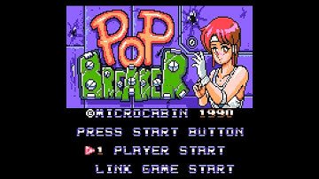 Pop Breaker (Game Gear 60Hz / JP) - Intro / Attract Mode