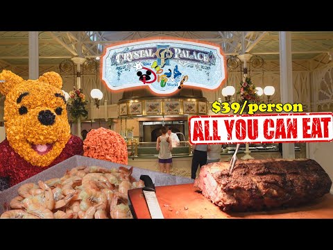 Dining at Disney's Crystal Palace, the one & only BUFFET in Magic Kingdom Park - Walt Disney World