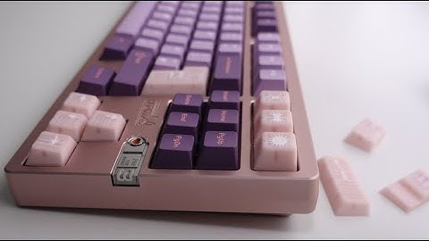Matrix Labs Magic3 80% Pink + GMK Symbiote ISO-UK Layout Keyboard Build