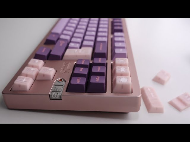 Matrix Labs Magic3 80% Pink + GMK Symbiote ISO-UK Layout Keyboard