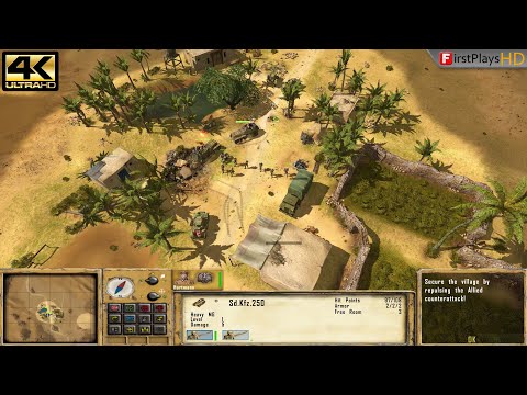 Desert Rats vs. Afrika Korps (2004) - PC Gameplay 4k 2160p / Win 10