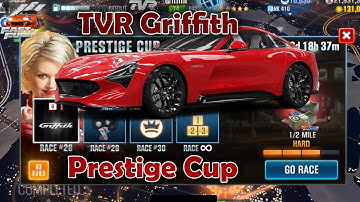 CSR2 - TVR Griffith Prestige Cup - Last 3 Races - Tune & Shift
