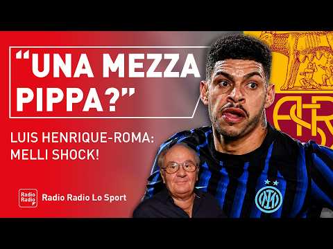 Video ROMA-LUIS HENRIQUE, MELLI LO MASSACRA: DA SCUDETTO? MI MANGIO UN FENICOTTERO CRUDO!