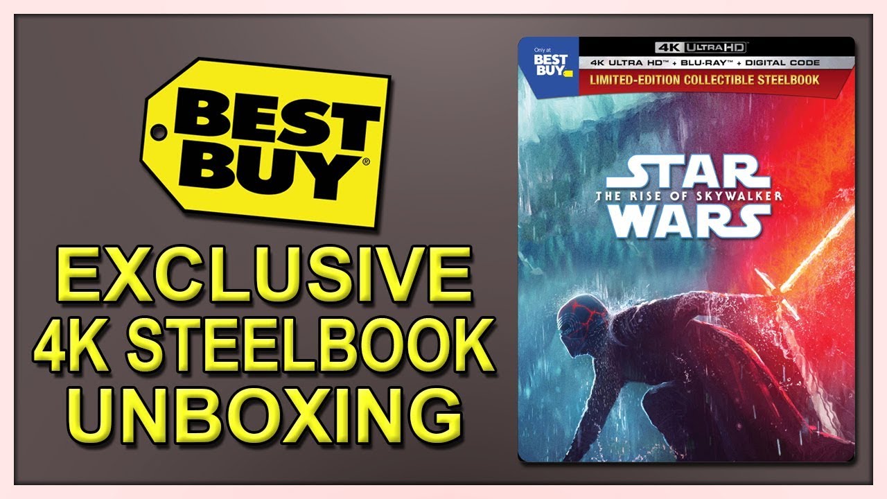 Zogenaamd dozijn vervagen Star Wars: The Rise of Skywalker Target Exclusive 4K+2D Blu-ray Digipack  Unboxing - YouTube