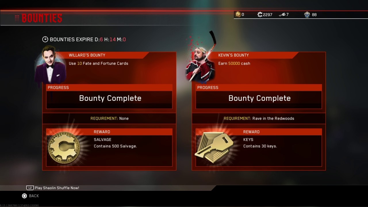 Infinite Warfare Weekly Contracts #1