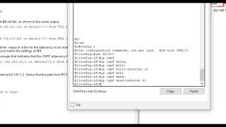 Packet Tracer 2.4.11 - Modify Single-Area OSPFv2 (NET 225) Packet Tracer 2.4.11 - Modify Single-Area OSPFv2 (NET 225)