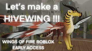 Wings of Fire Roblox Stream #21 Let&#39;s make a HiveWing !!! - Dont mind the lag