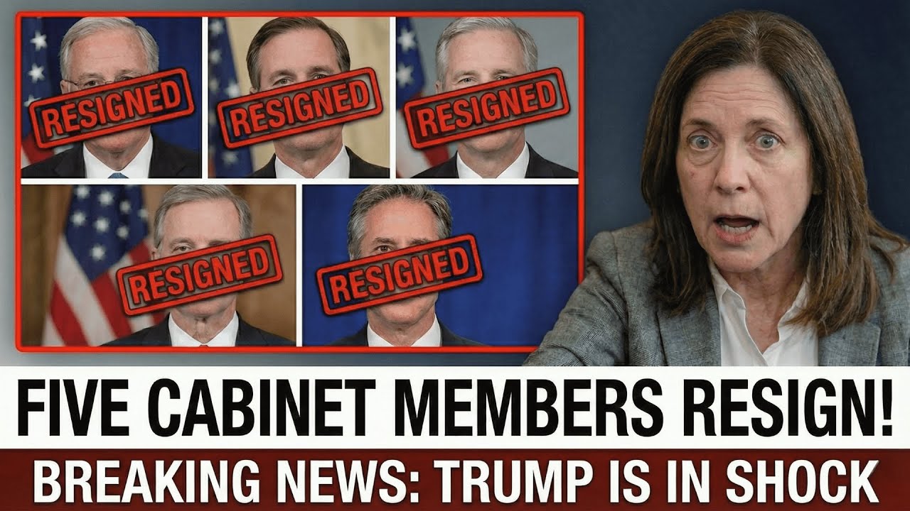 IT'S OVER Five Cabinet Members RESIGN Overnight as Trump Presidency Collapses
