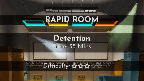 Full walkthrough Terminal Escape Room RAPID ROOM Detention (updated)