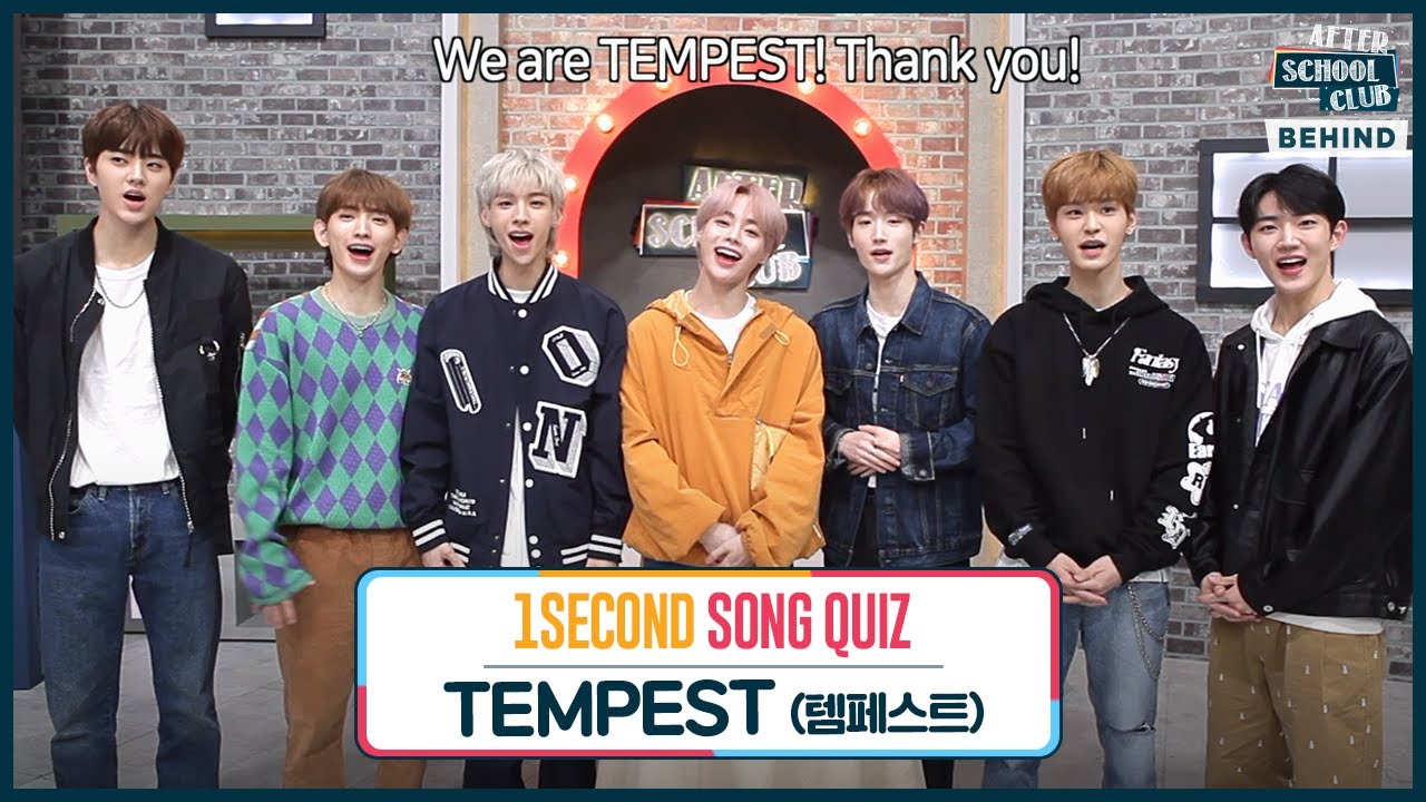 [After School Club] ASC 1 Second Song Quiz with TEMPEST (ASC 1초 송퀴즈 with 템페스트)