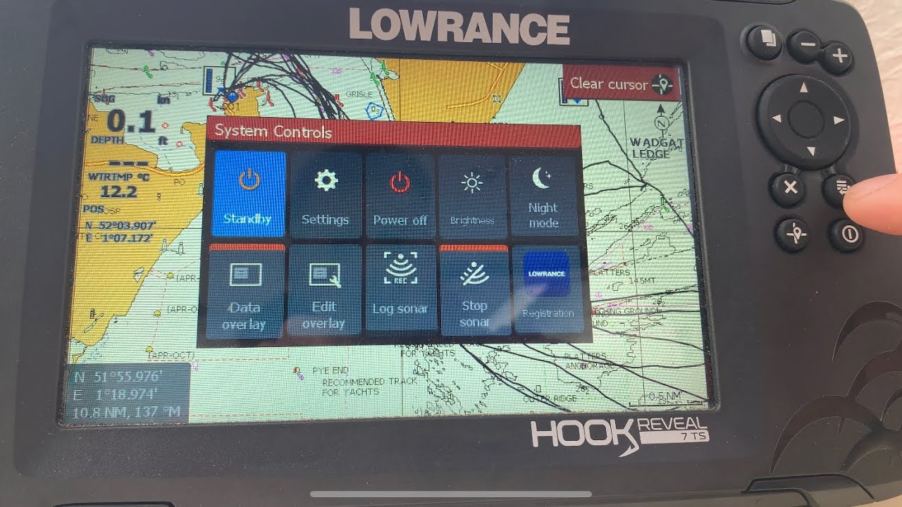 Lowrance hook reveal standby mode