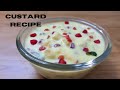 Easy fruit custard  easy homemade fruit custard recipe  cook with rupali