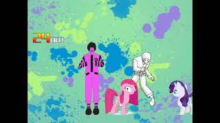 MUGEN AX/WINMUGEN "Battle 2vs2 #42" Pinkie Pie & Pink Fabrication vs Rarity & Marshmello Donald screenshot 5