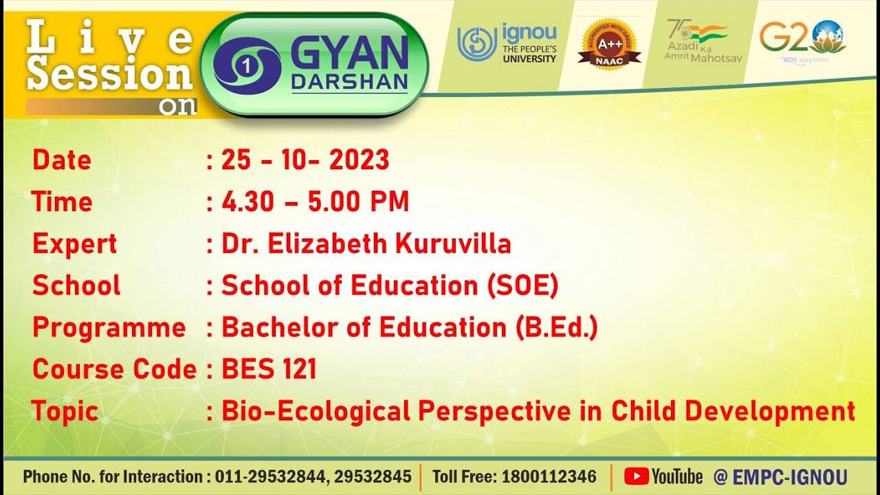 Bioecological Perspective in Child Development