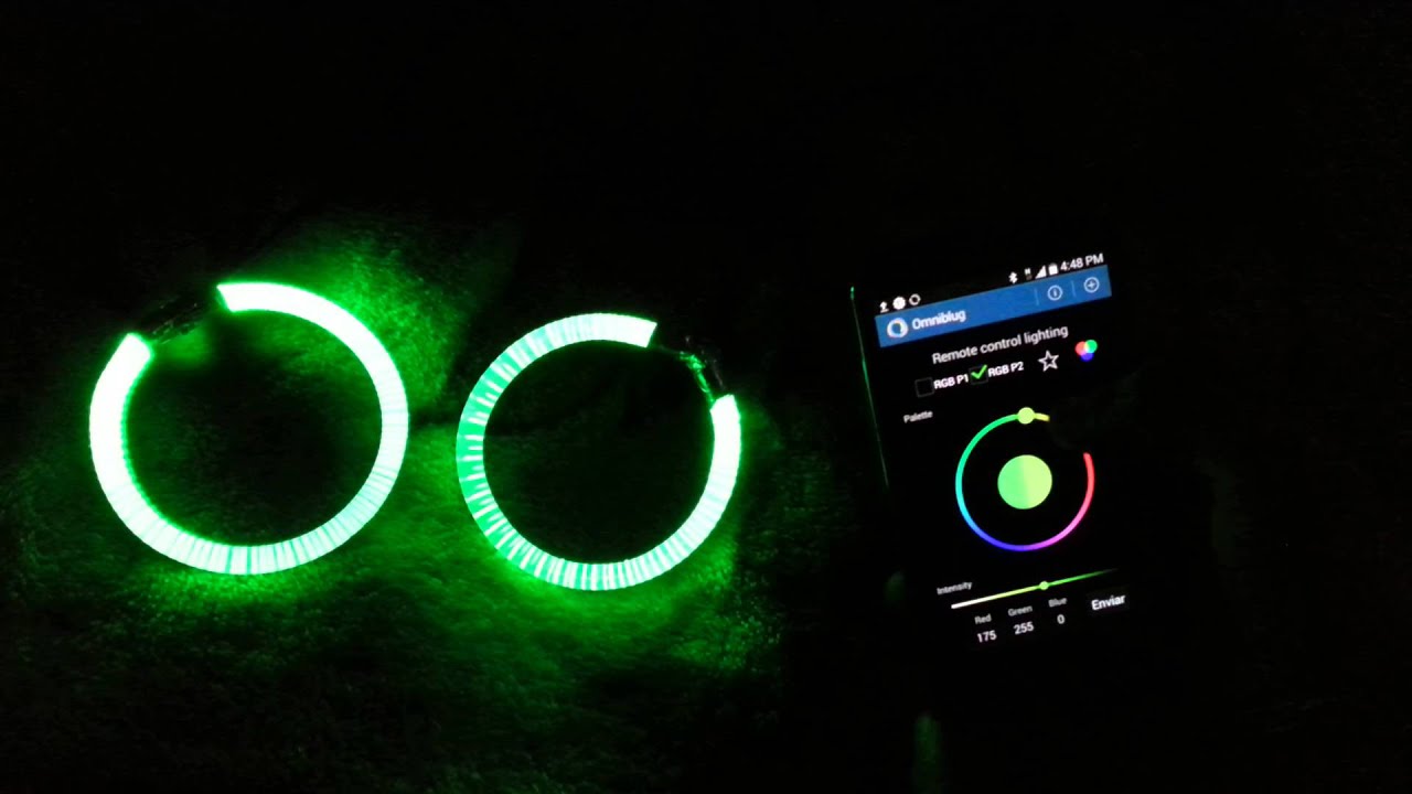 Car rings lights YouTube