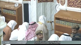 صلاة الفجر للشيخ عبدالباري الثبيتي اليوم الخميس 20 رمضان 1438 - المسجد النبوي - من سورة النجم