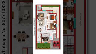 36 X 60 ( 240gaj ) Modern house plan with car parking 2160sqft house plan (Hindi/Urdu).