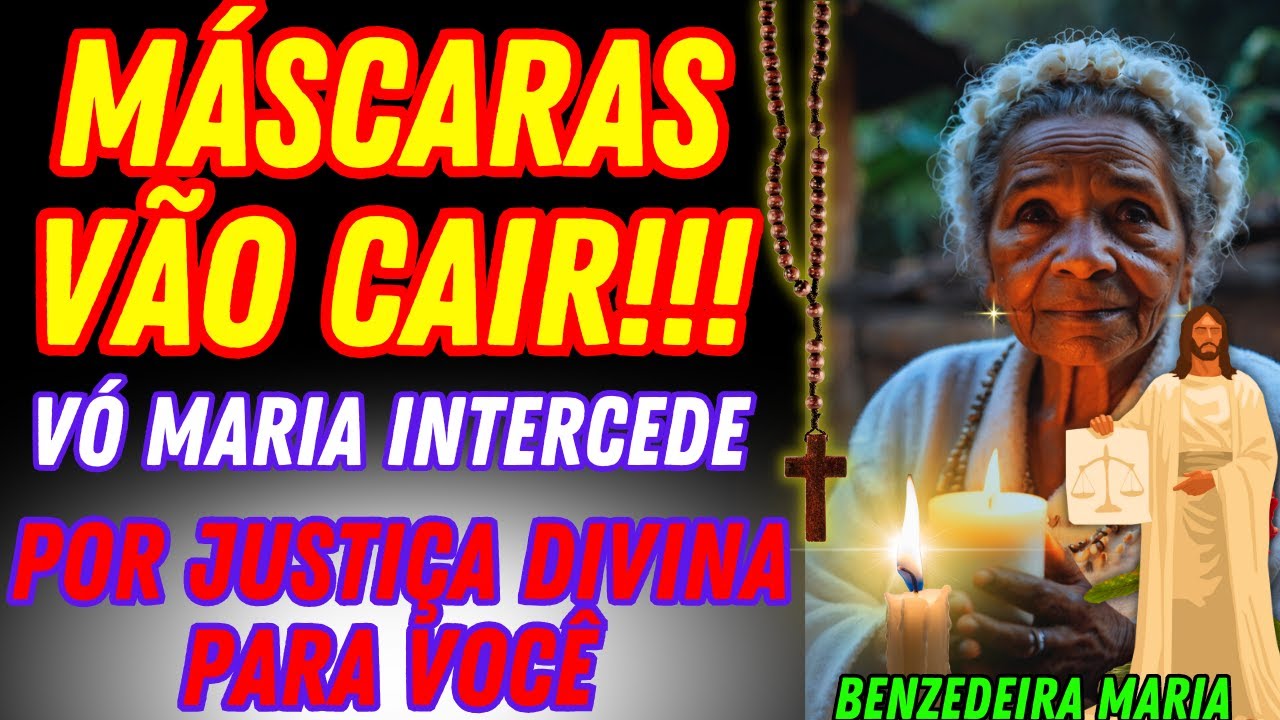 A MÁSCARA CAI! Benzimento Forte contra Inimigos, Injustiça, Fofoca e Calúnia | Benzedeira Maria.