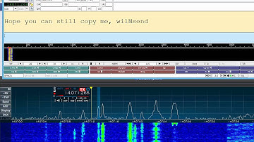 SmartSDR with FLdigi-DXLAN Bridge in super narrow mode to filter out strong signals