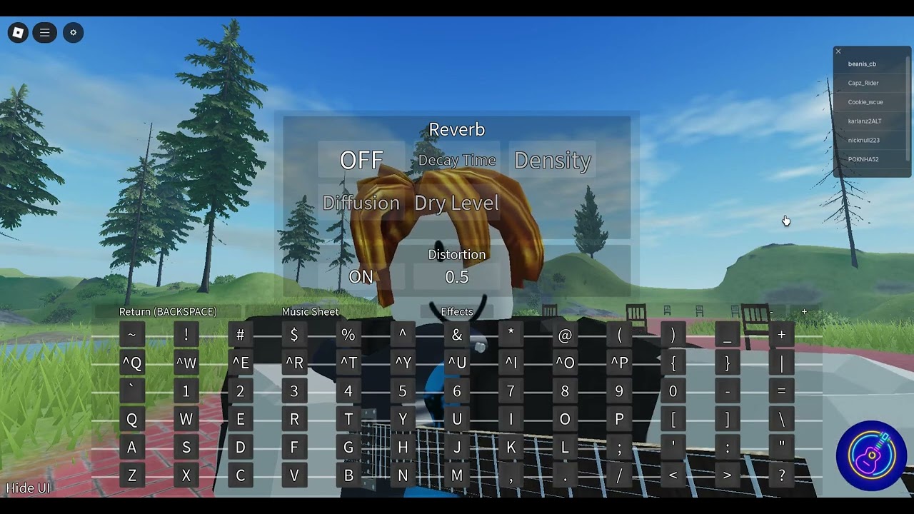 Playing God In Roblox Virtual Guitar Cover YouTube 