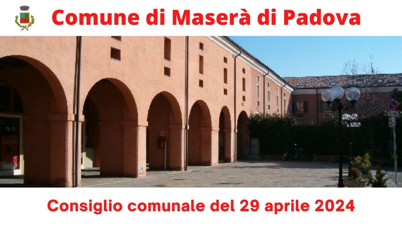 Consiglio comunale del 29 aprile 2024