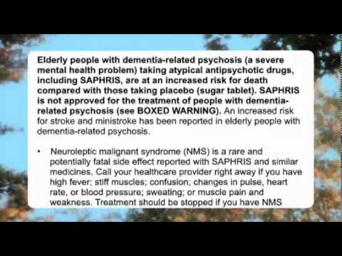 SAPHRIS Sublingual Tablets (asenapine)